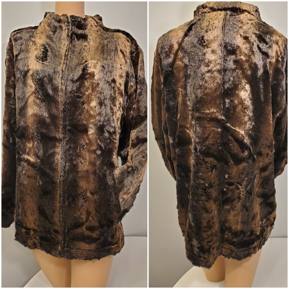Chico's Jackets & Blazers - CHICO'S 2 Tone Faux-Fur Coat
